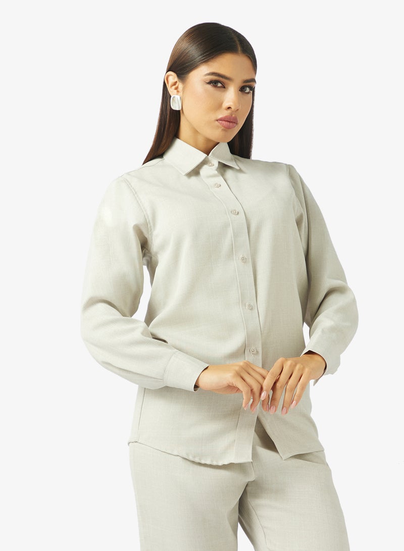 hayas closet Printed blouse and pants set - Image 3